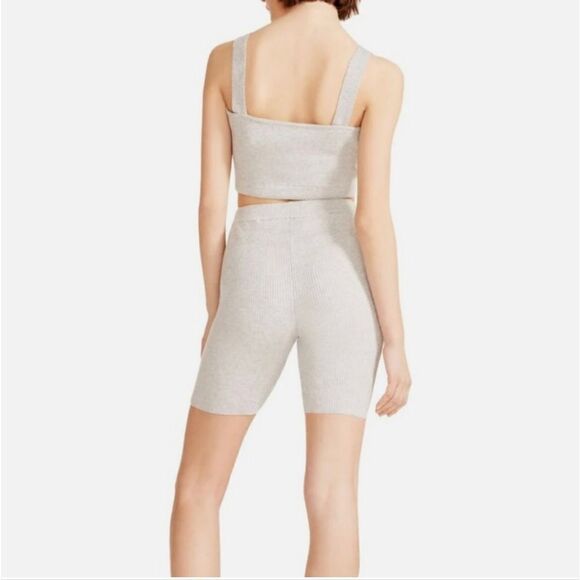 NWT Madden Girl 2pc Ribbed Knit Tank and Biker Short - Picture 2 of 4